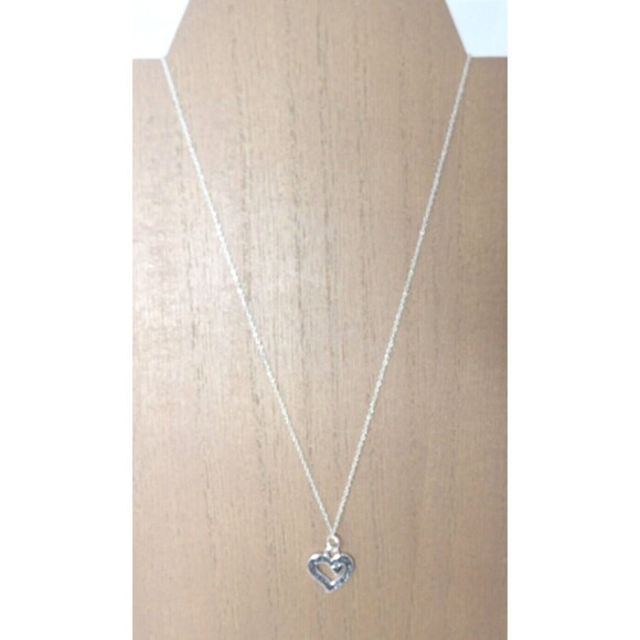 Footnotes Sterling Silver Necklace My Favorite People Call Me Grandma Hearts - Picture 3 of 9